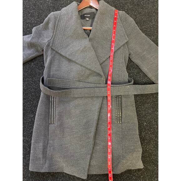 AWARE by Vero Moda belted ladies woman’s size S Coat with leather accents - Picture 11 of 11